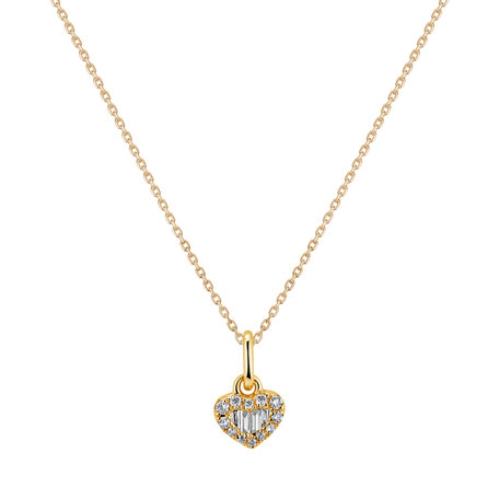 Diamond pendant Serene Heart