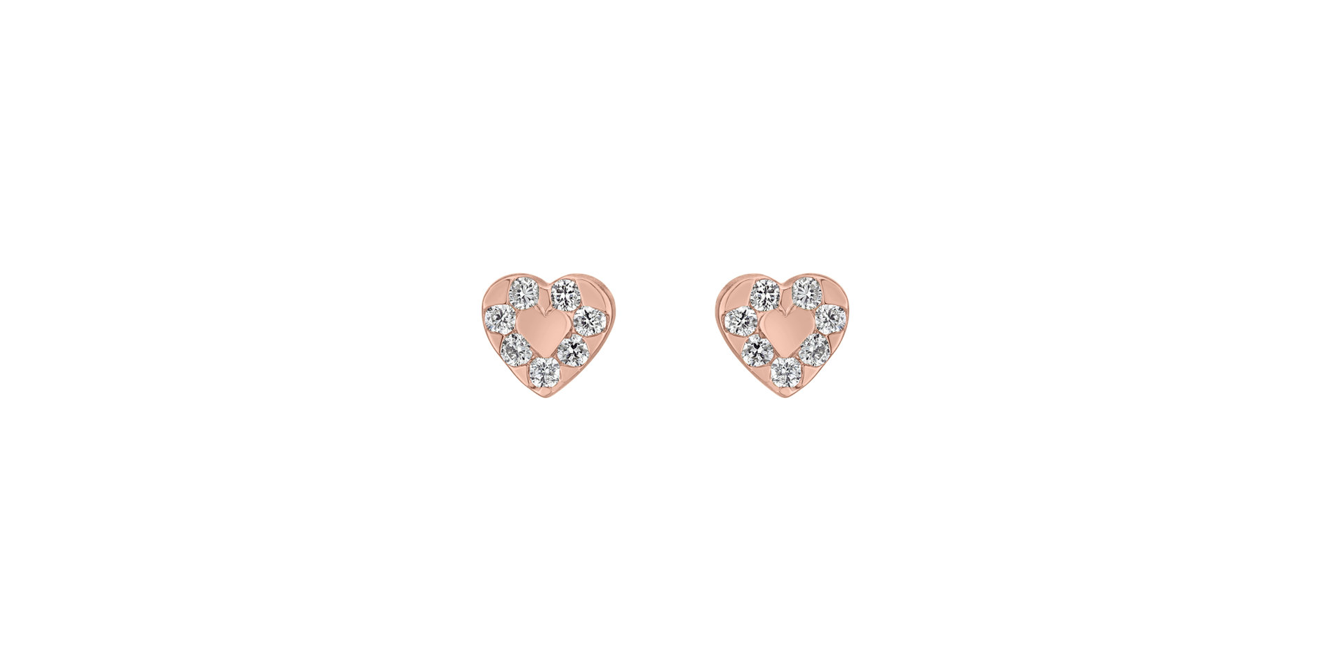 Diamond earrings Rosia Romance