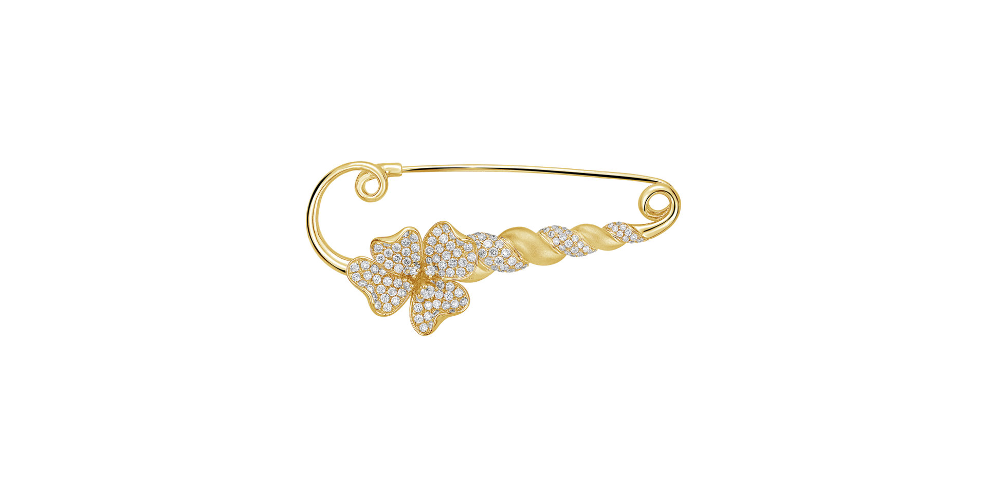 Diamond brooch Albertine