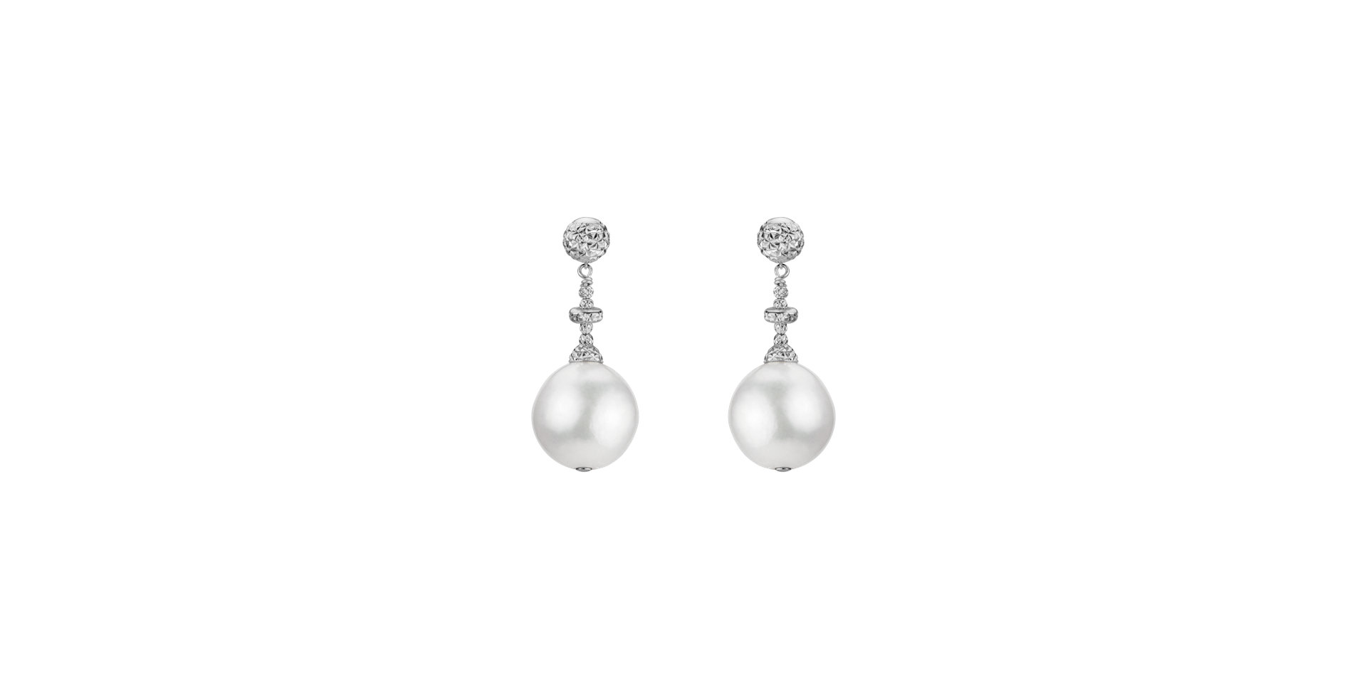 Earrings with Pearl Ocean Glory