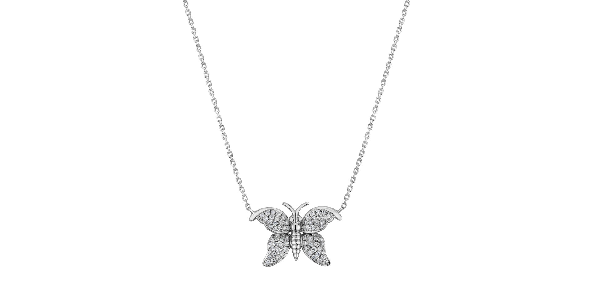 Diamond necklace Fantastical Papillon