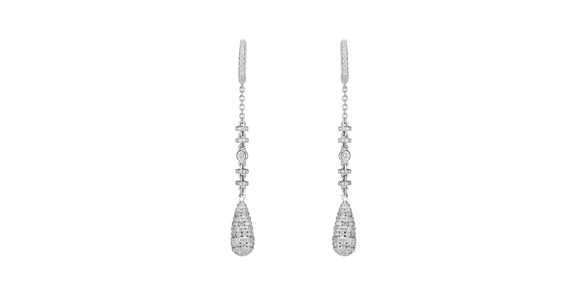 Diamond earrings Sparkling Rain