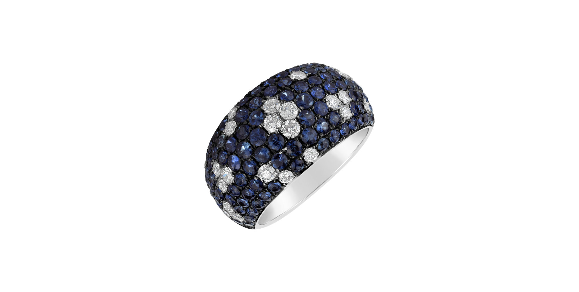 Diamond ring with Sapphire Milenium Dream