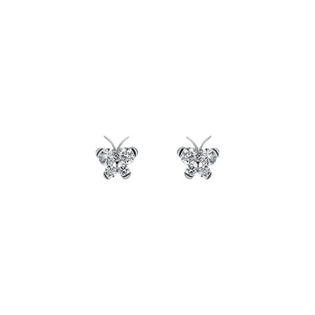 Diamond earrings Baby Papillon