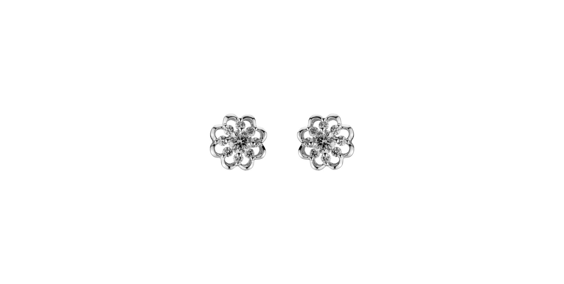 Diamond earrings Briliance of Bloom