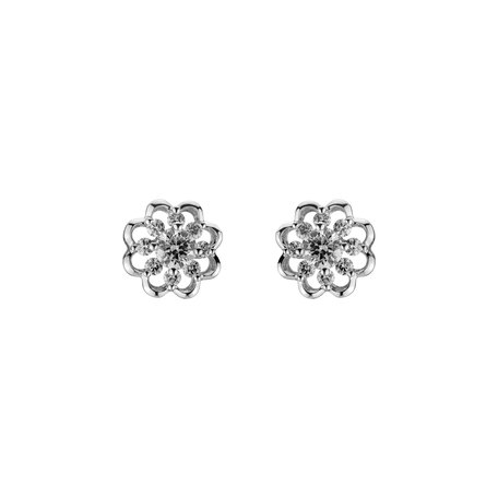 Diamond earrings Briliance of Bloom