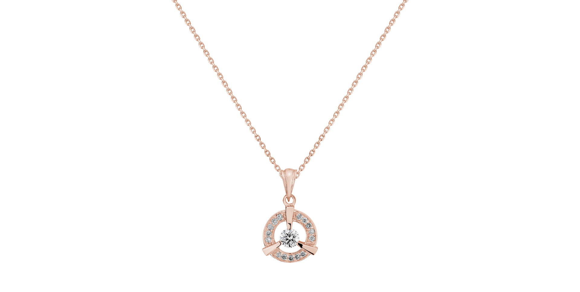 Diamond pendant Pink Secret