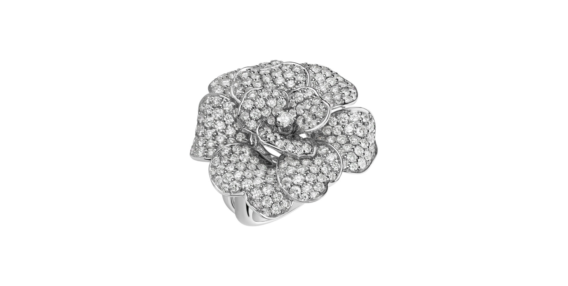 Diamond ring Parissienne Rose
