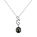 Diamond pendant with Pearl Theisi3