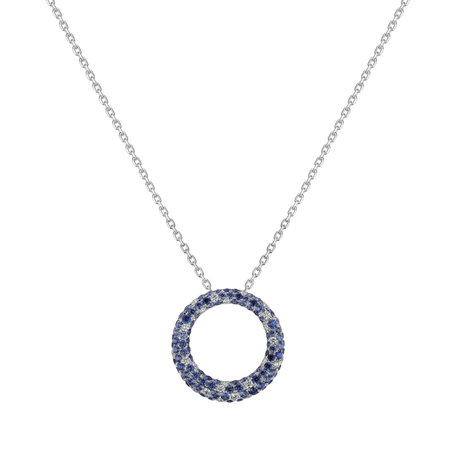 Diamond pendant with Sapphire Sapphire Ring