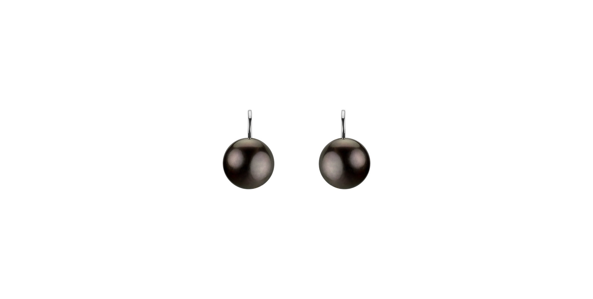 Earrings with Pearl Night Sea