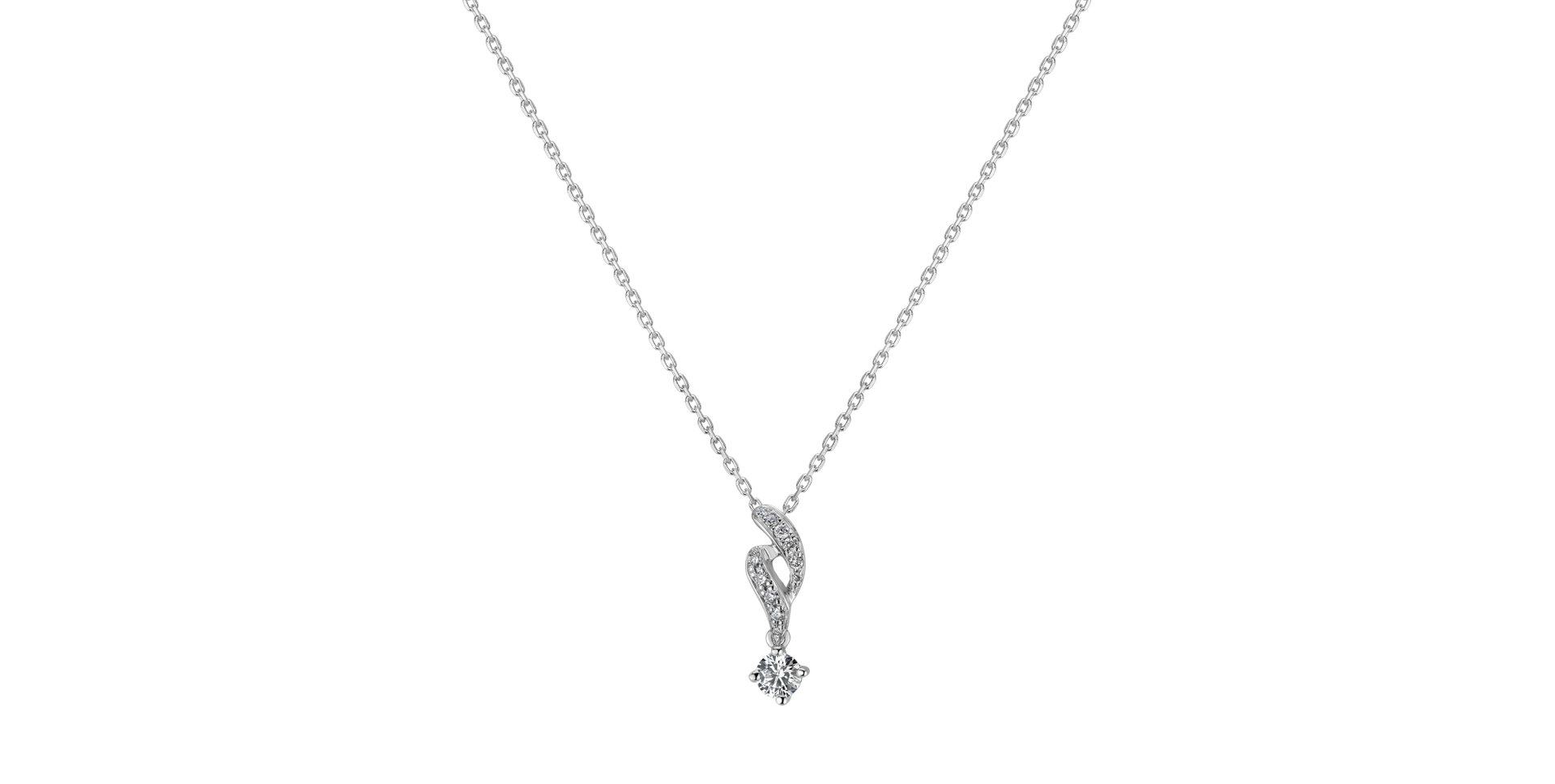 Diamond pendant Sky Ribbon