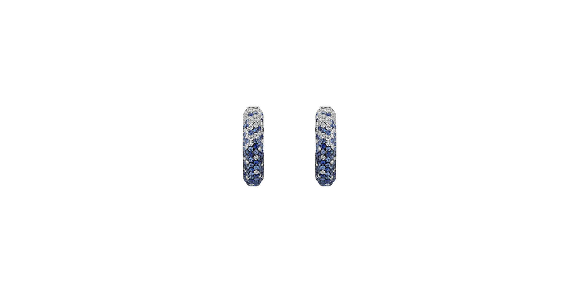 Diamond earrings and Sapphire Caryl