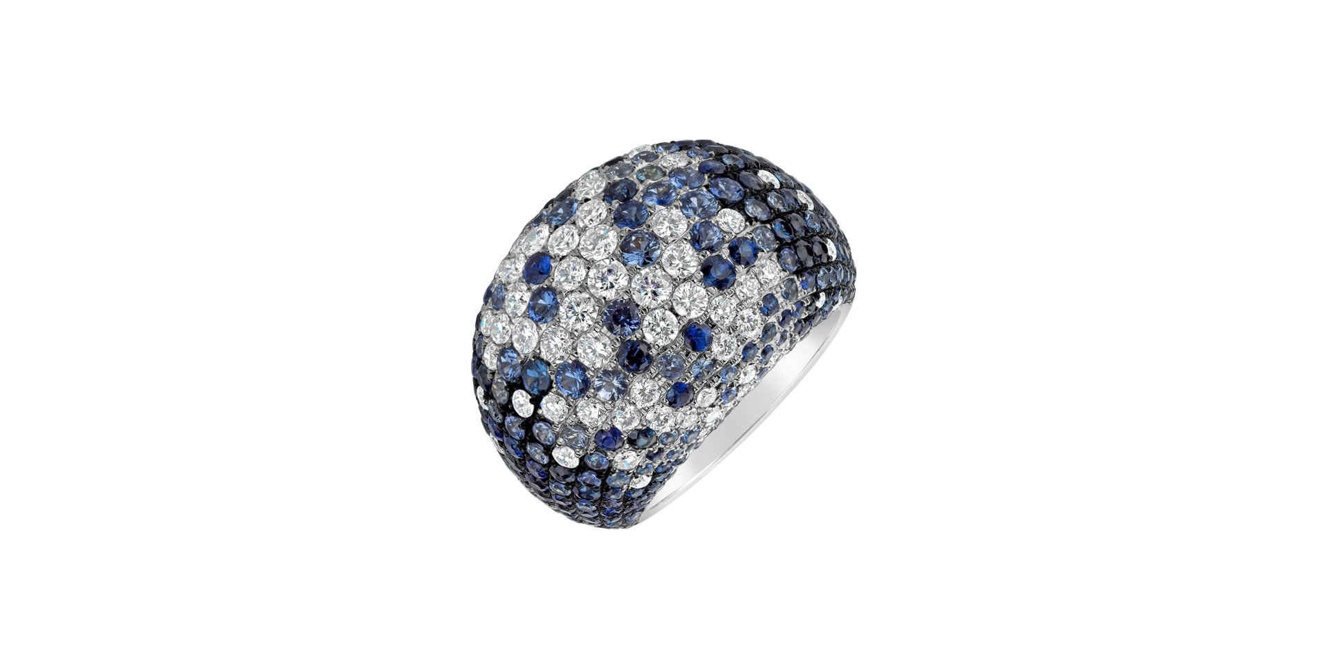 Diamond ring with Sapphire Place of Dreams