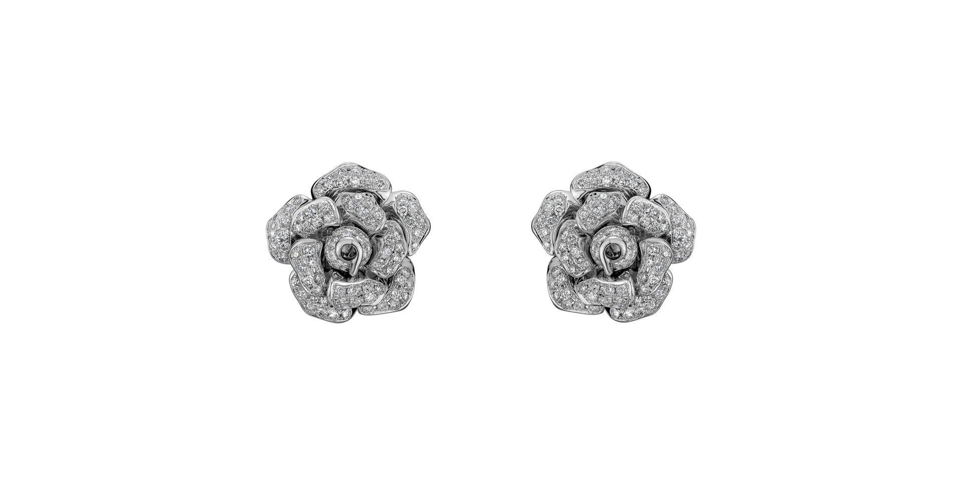Diamond earrings Scheherazade Flower
