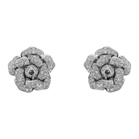 Diamond earrings Scheherazade Flower