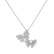 Diamond necklace Butterfly Twins4