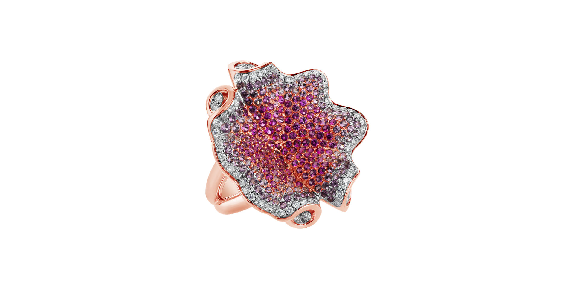 Diamond ring with Sapphire Kayce