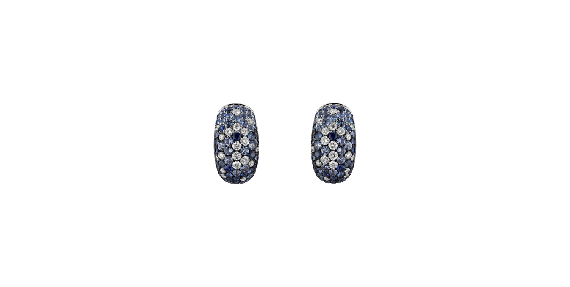 Diamond earrings and Sapphire Chasity