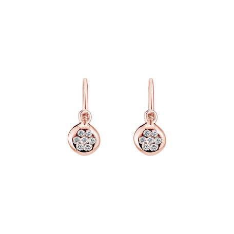 Children's diamond earrings Angel Galaxy