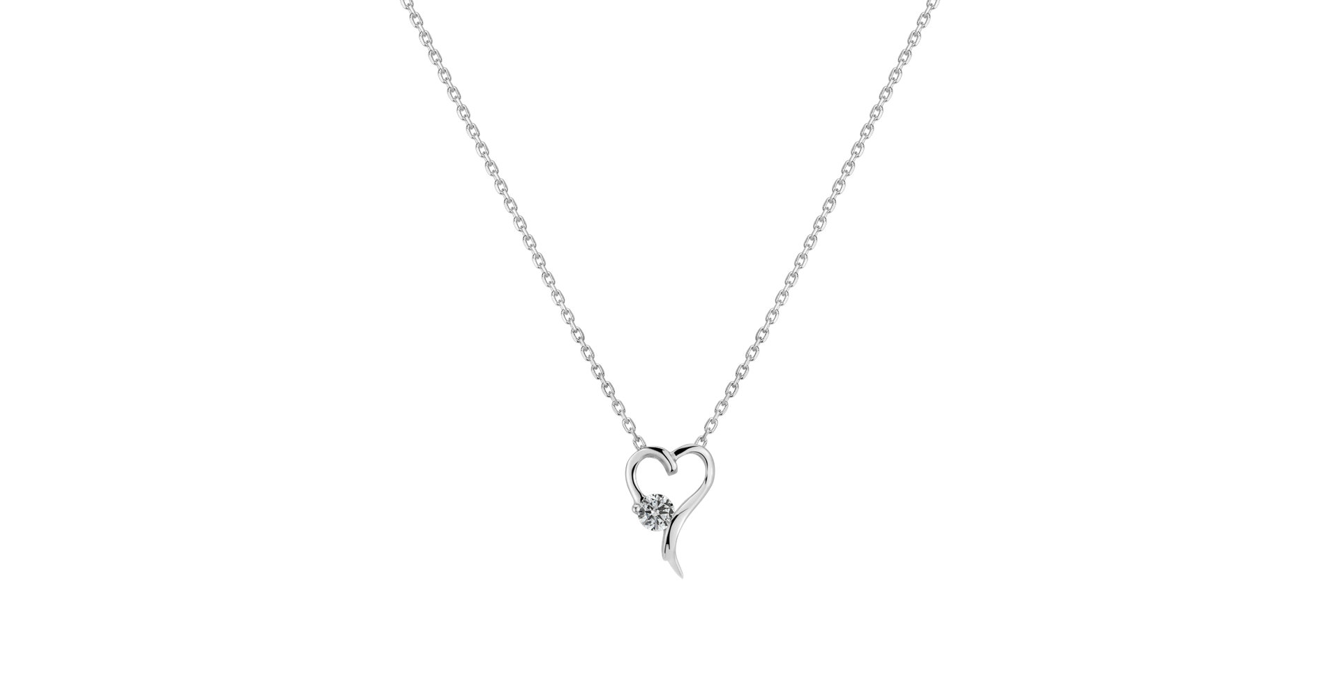 Diamond pendant Harmonious Heart