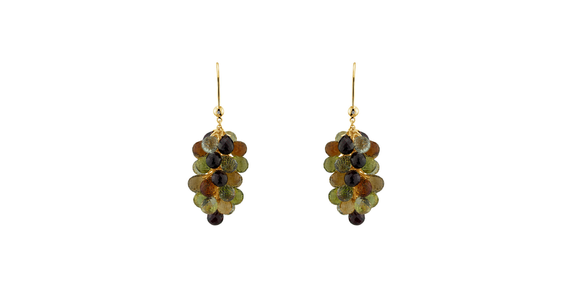 Diamond earrings and gemstones Padovesi