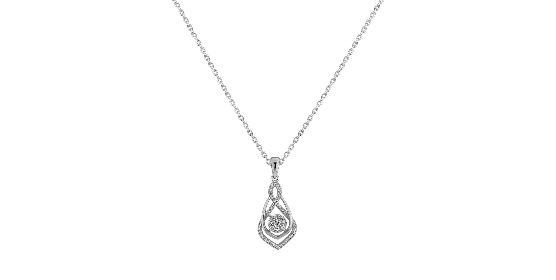 Diamond pendant Peaceful Light