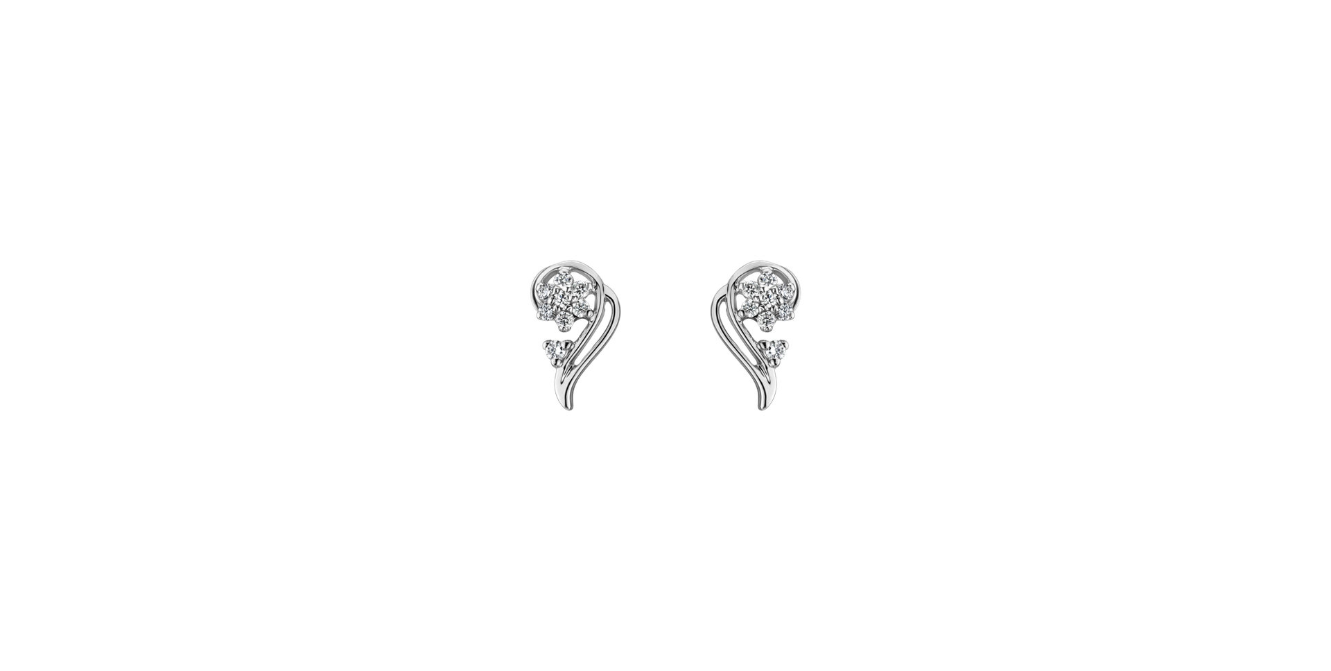 Diamond earrings Winter Symphony