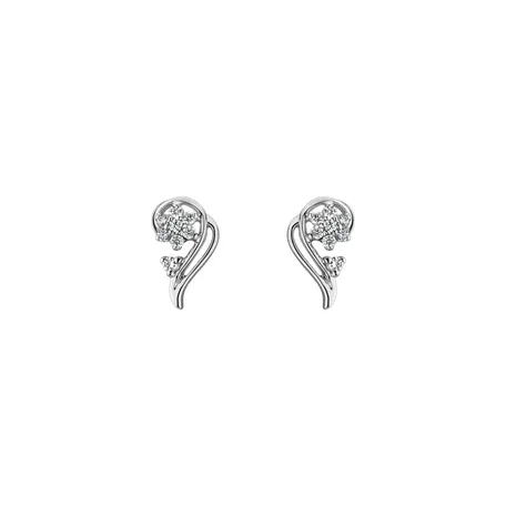 Diamond earrings Winter Symphony
