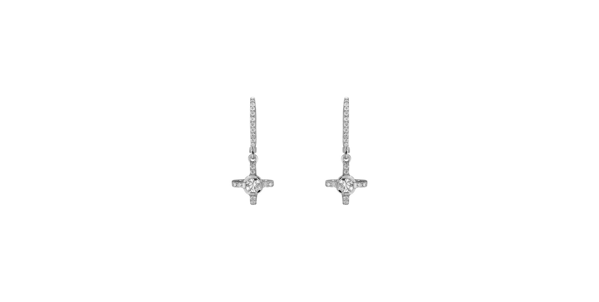 Diamond earrings Elegance of Frost