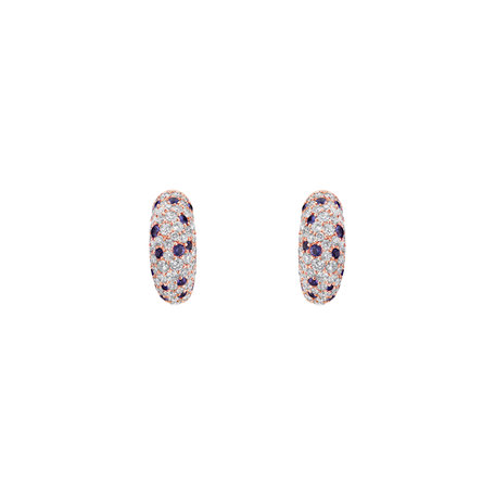 Diamond earrings and Sapphire Galaxy Fantasy