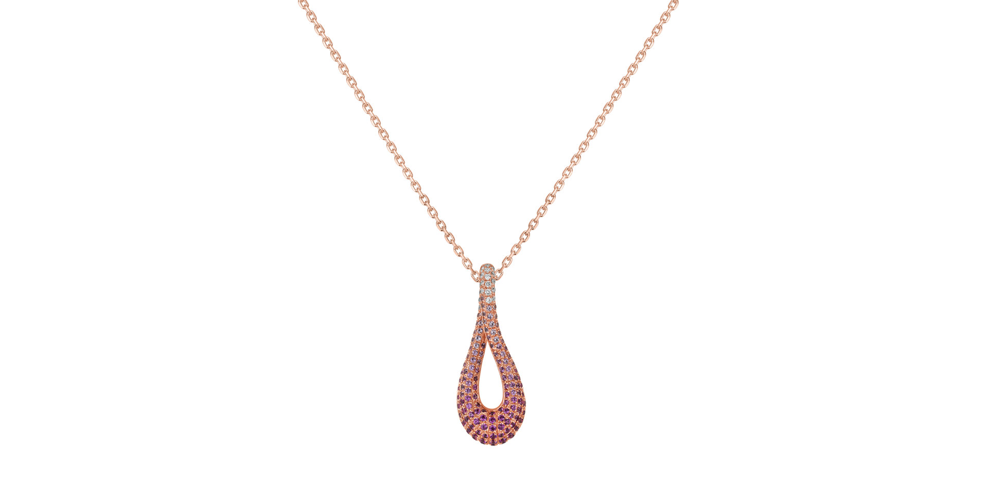 Diamond pendant with Sapphire Bernardine