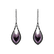Earrings with Amethyst, black and white diamonds Miss Poetic5