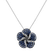 Diamond pendant with Sapphire Bellflower3