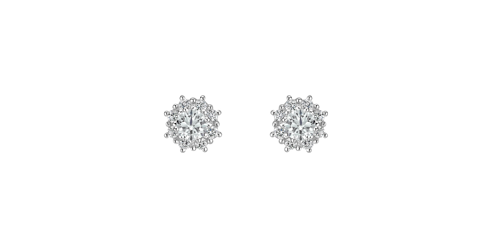 Diamond earrings Glossy Sun