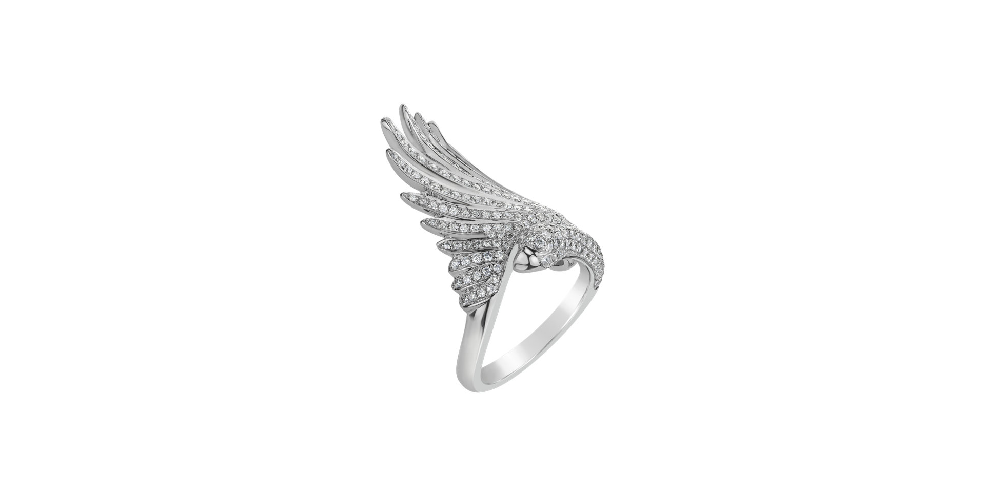 Diamond ring Star Swan