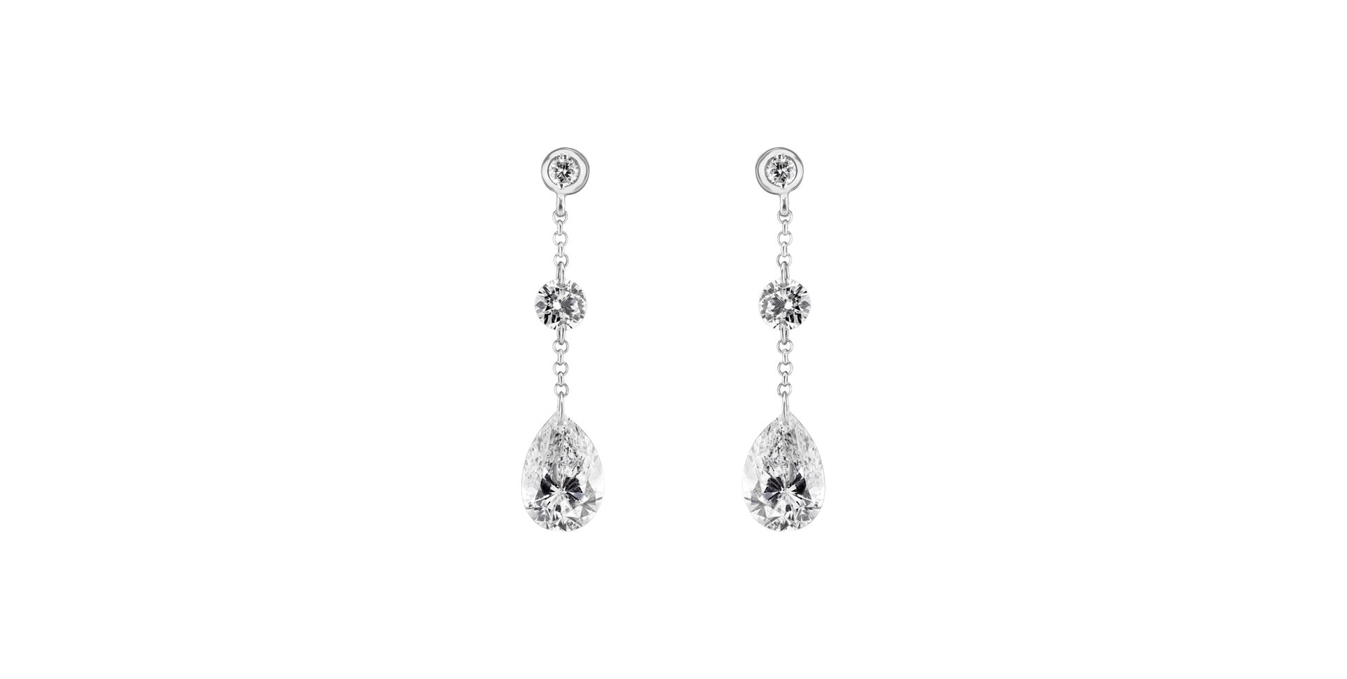 Diamond earrings Diamond Waterfall