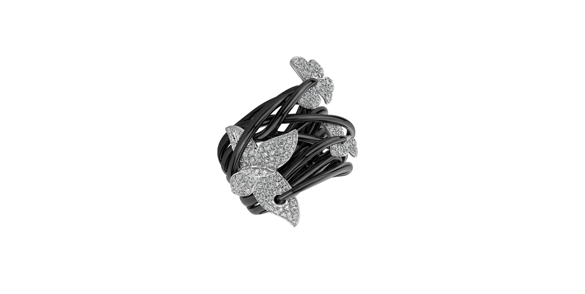 Diamond ring Butterfly Efect