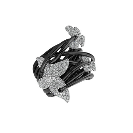 Diamond ring Butterfly Efect