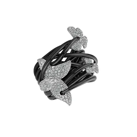 Diamond ring Butterfly Efect
