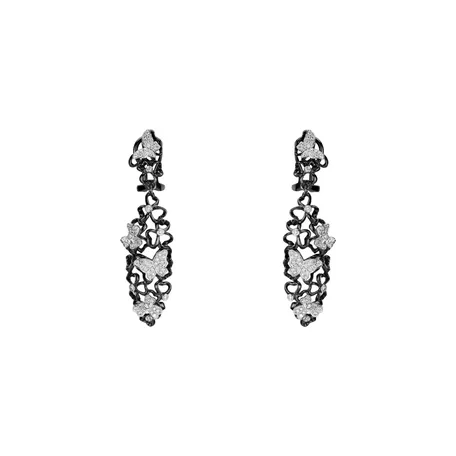 Diamond earrings Butterfly Constellation