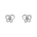 Diamond earrings Happy Butterflies5