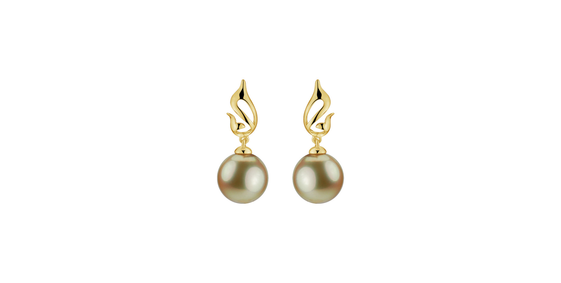 Earrings with Pearl Nileline