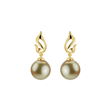 Earrings with Pearl Nileline