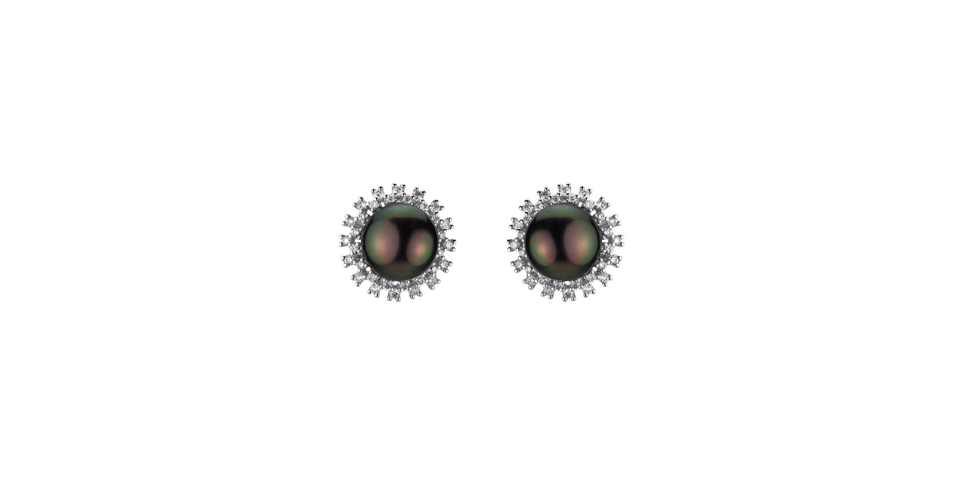 Diamond earrings with Pearl Seaside Dream