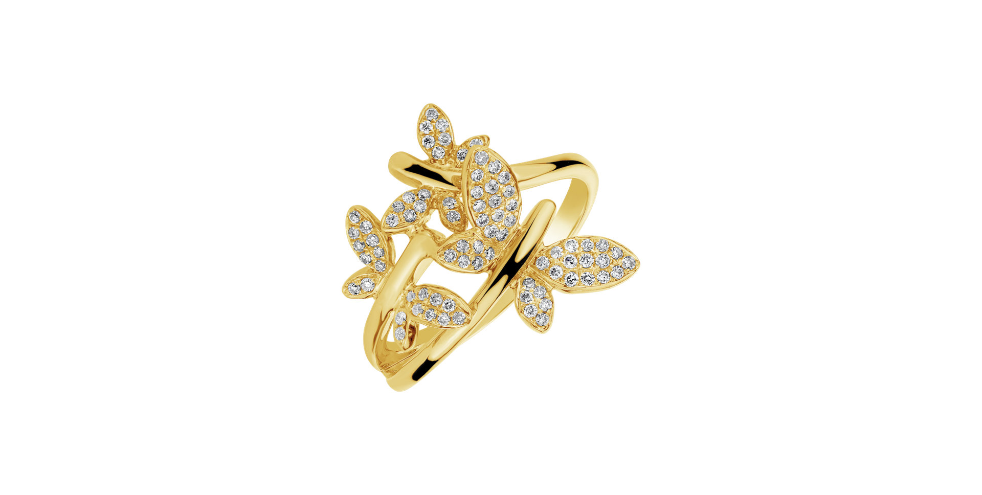 Diamond ring Butterfly Passion