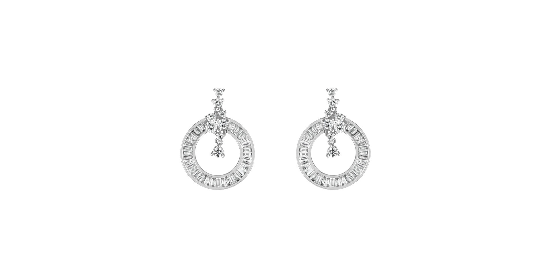 Diamond earrings Sky Glow