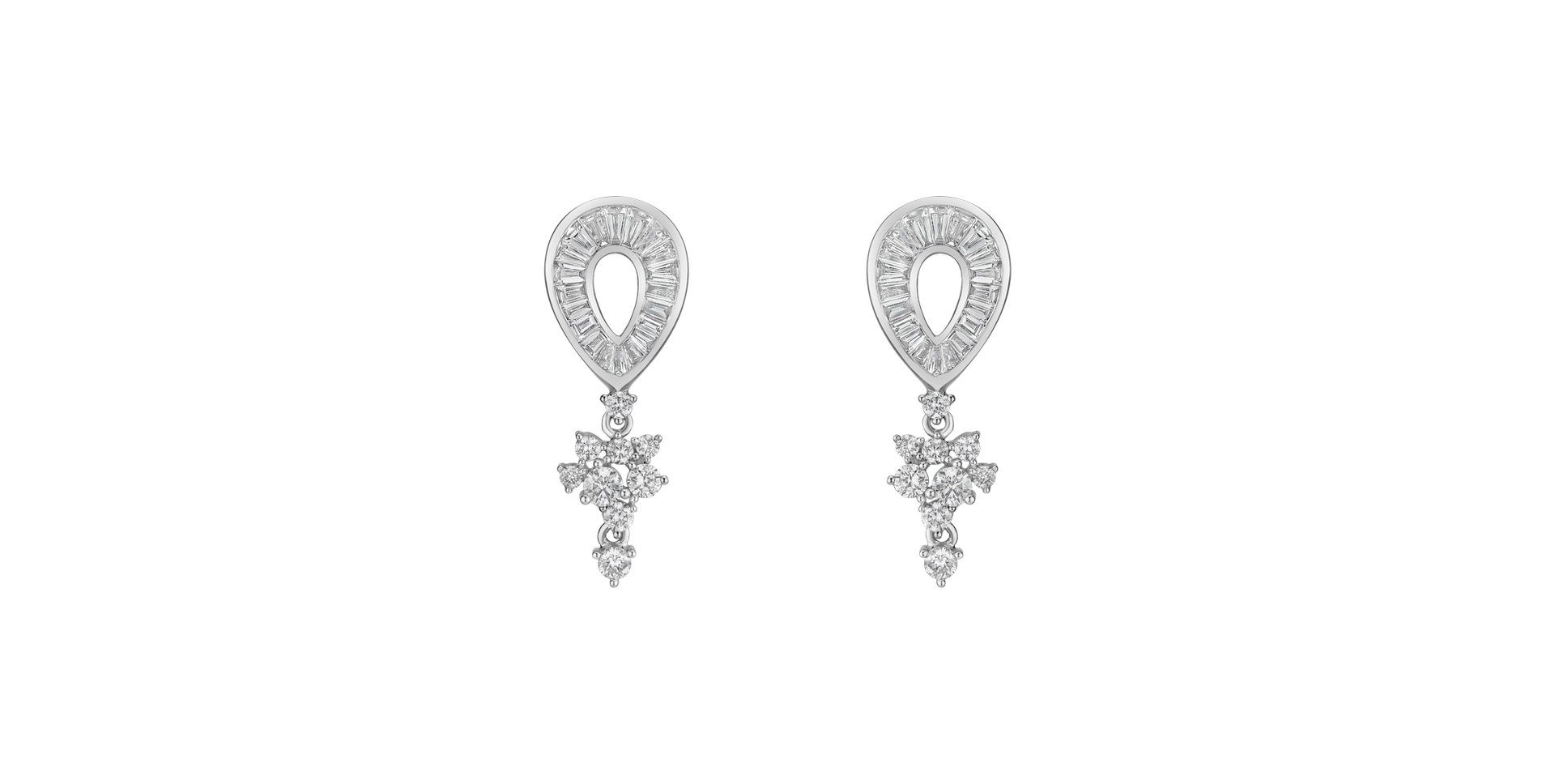 Diamond earrings Posh Kiss