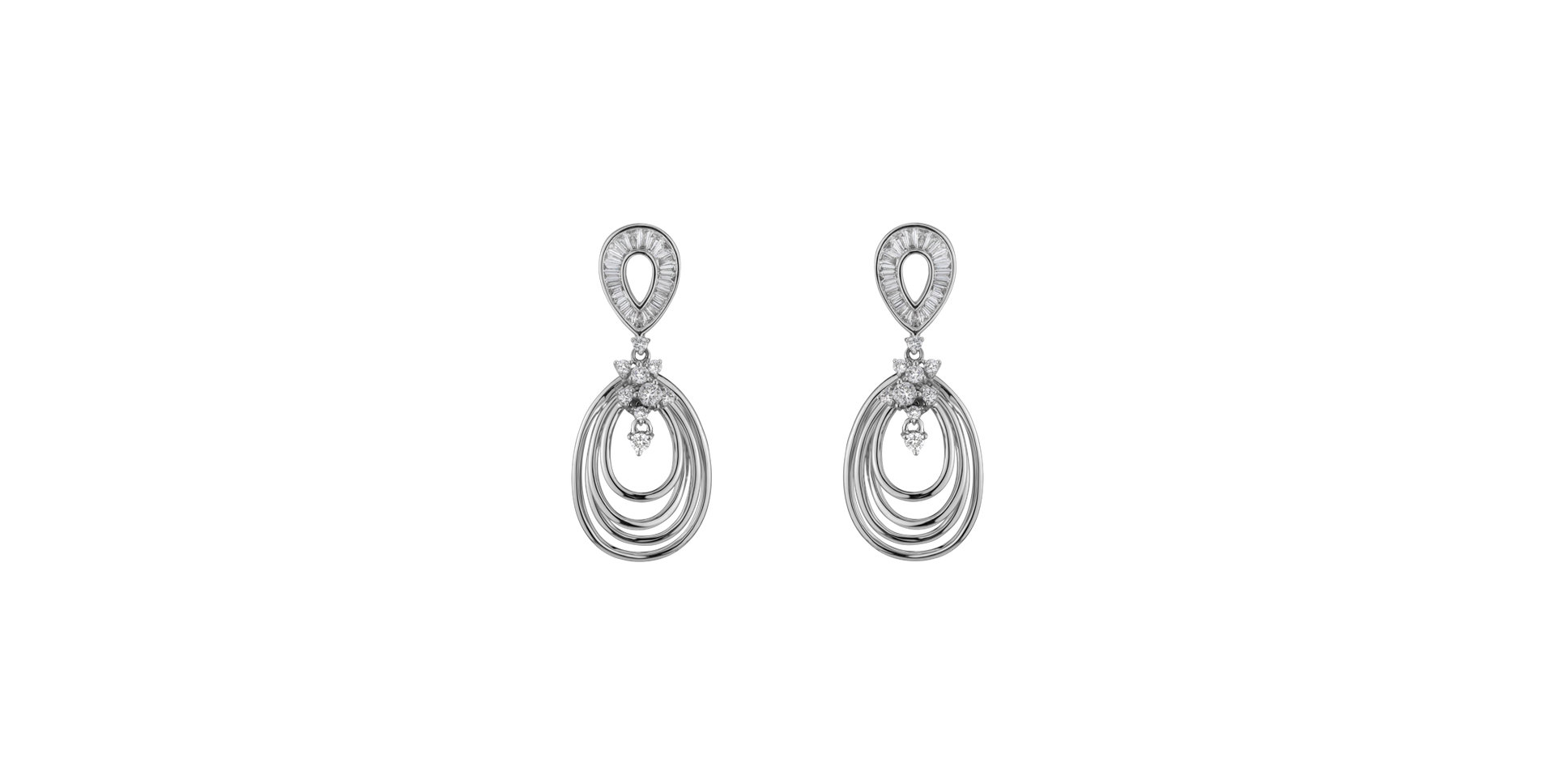 Diamond earrings Joyous Life
