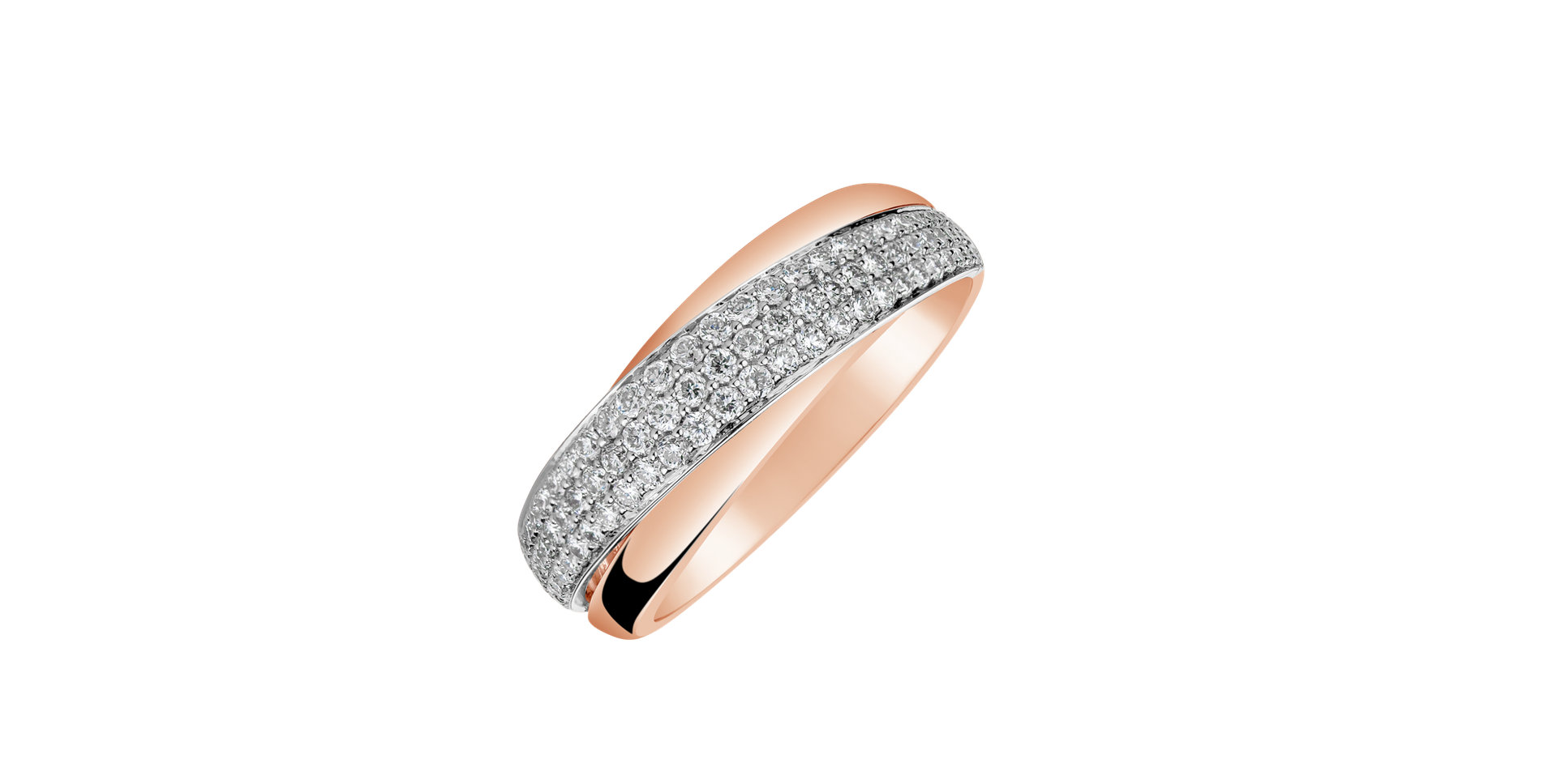 Diamond ring Delicate pink